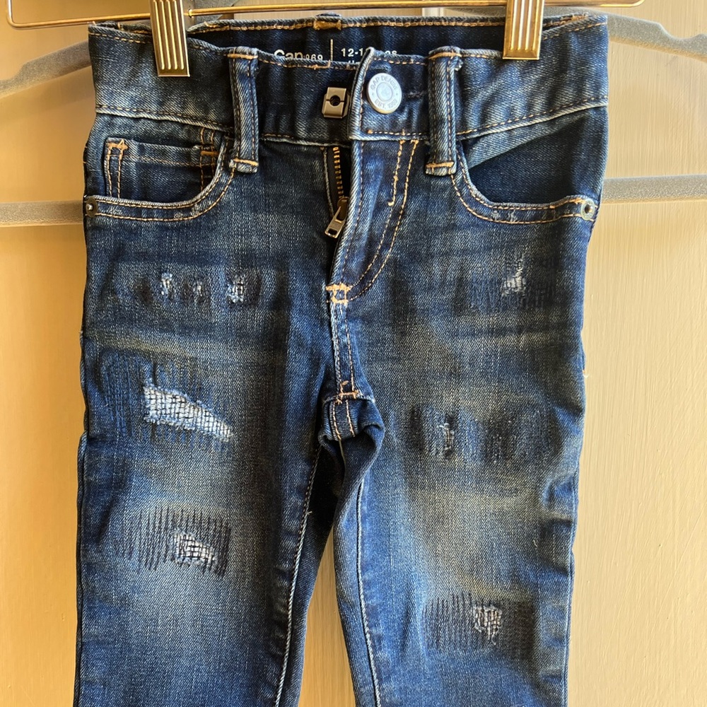 Baby Gap distressed denim pants NWOT
